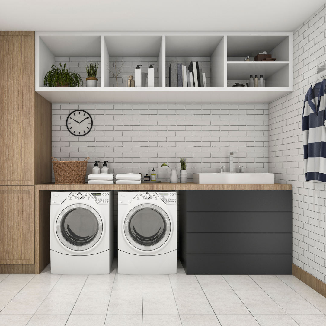 Custom cabinets for laundry room