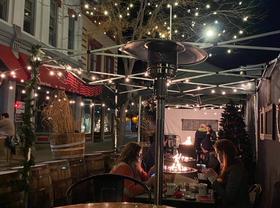 Winter patios in fort Collins